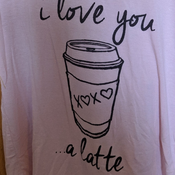 I love you a latte shirt - Picture 3 of 4